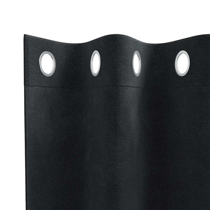 Blackout Curtains 2 pcs Black 140 x 245 cm Velvet