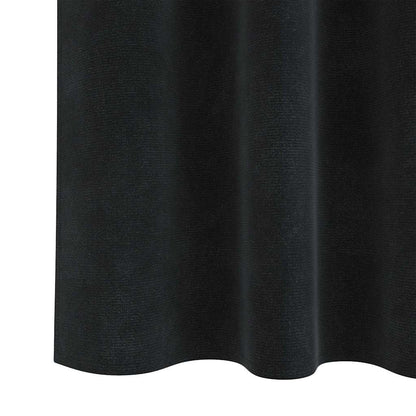 Blackout Curtains 2 pcs Black 140 x 260 cm Velvet