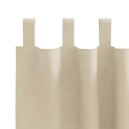 Blackout Curtains 2 pcs Cream 140 x 140 cm Velvet