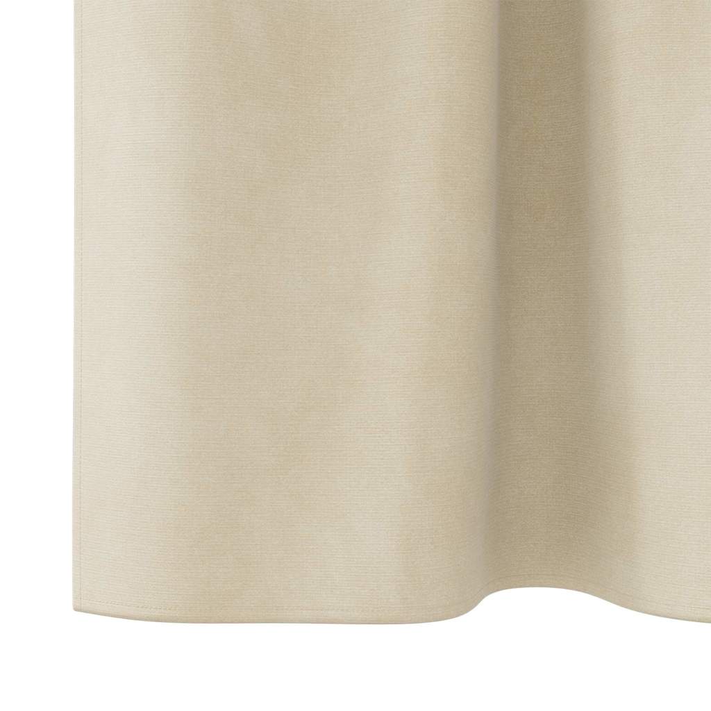 Blackout Curtains 2 pcs Cream 140 x 245 cm Velvet