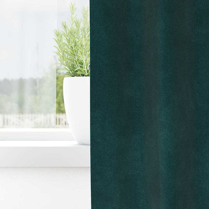 Blackout Curtains 2 pcs Dark Green 140 x 260 cm Velvet