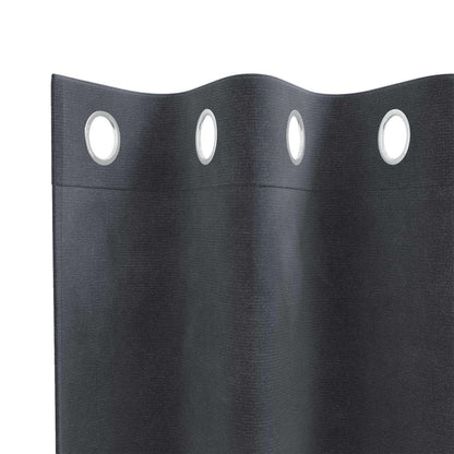 Blackout Curtains 2 pcs Light Grey 140 x 140 cm Velvet