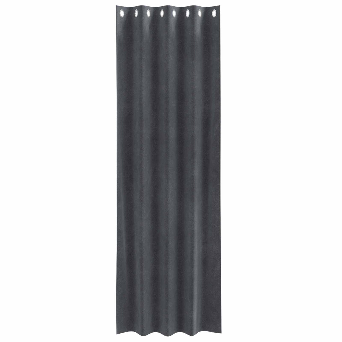 Blackout Curtains 2 pcs Light Grey 140 x 245 cm Velvet