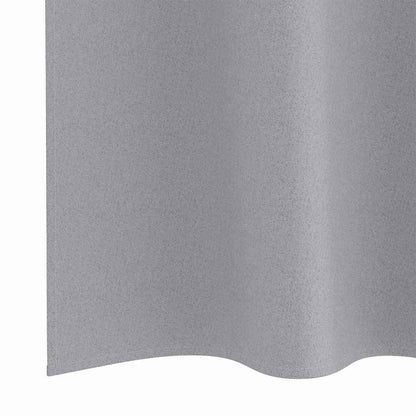 Blackout Curtains with Rings 2 pcs Light Grey 225 x 140 cm