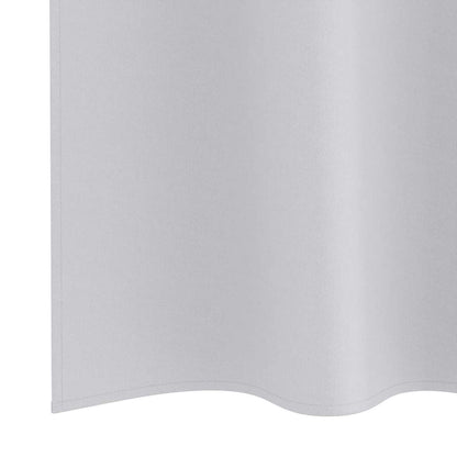 Blackout Curtains with Rings 2 pcs Pale Grey 245 x 140 cm