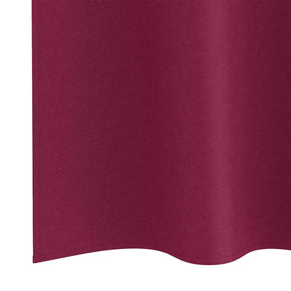 Blackout Curtains with Rings 2 pcs Wine Red 245 x 140 cm