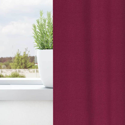 Blackout Curtains with Rings 2 pcs Wine Red 260 x 140 cm