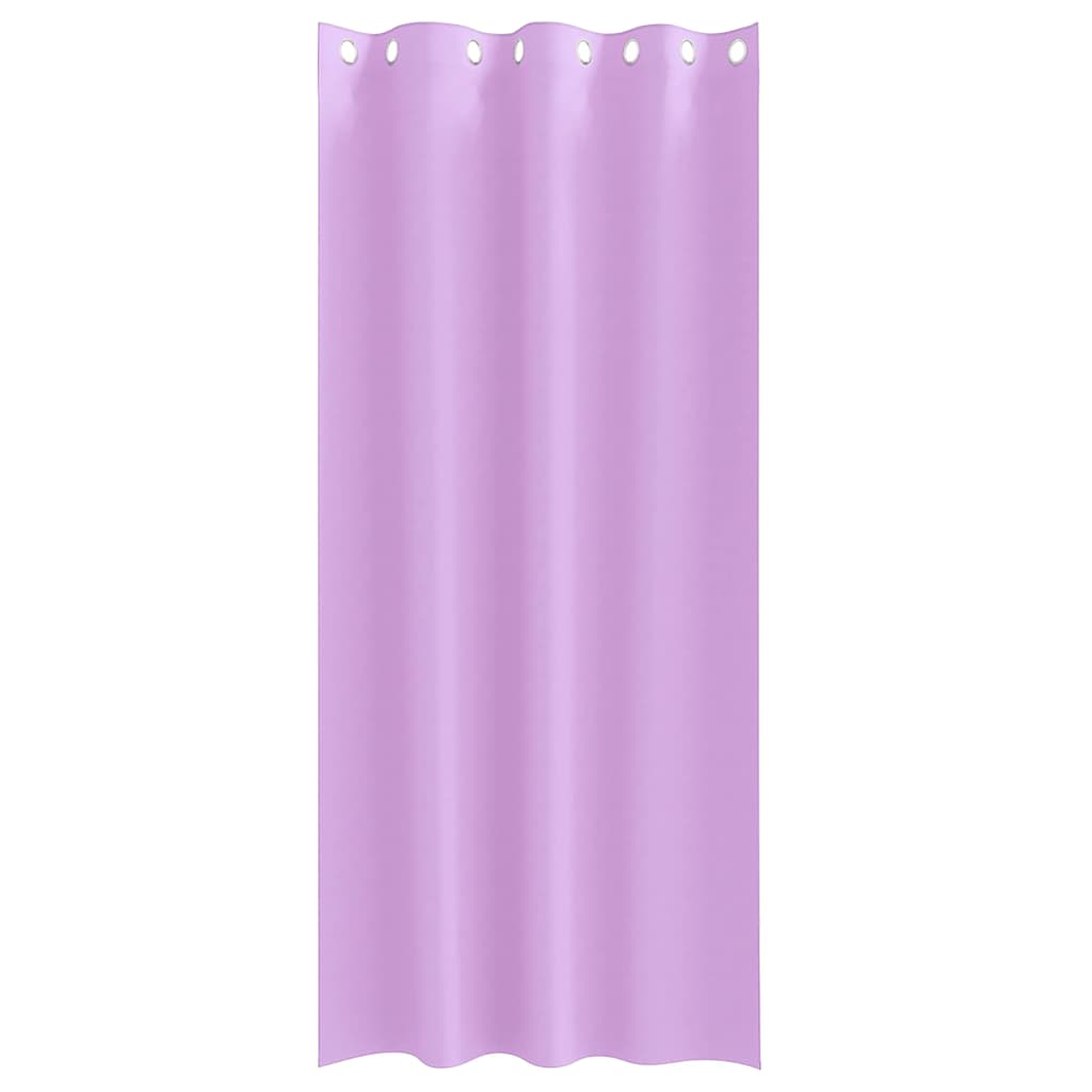 Blackout Curtains with Rings 2 pcs Purple 225 x 140 cm