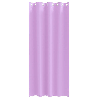 Blackout Curtains with Rings 2 pcs Purple 225 x 140 cm