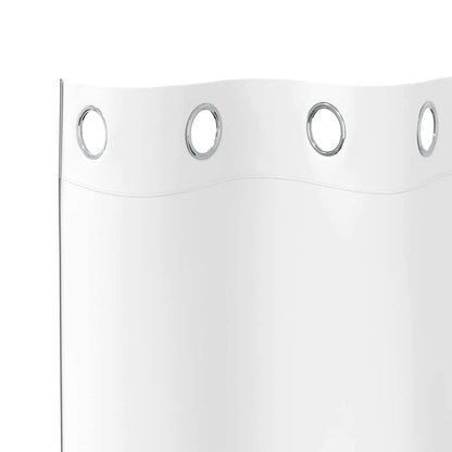 Blackout Curtains with Rings 2 pcs Pure White 175 x 140 cm
