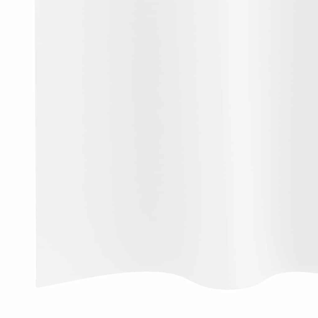 Blackout Curtains with Rings 2 pcs Pure White 225 x 140 cm