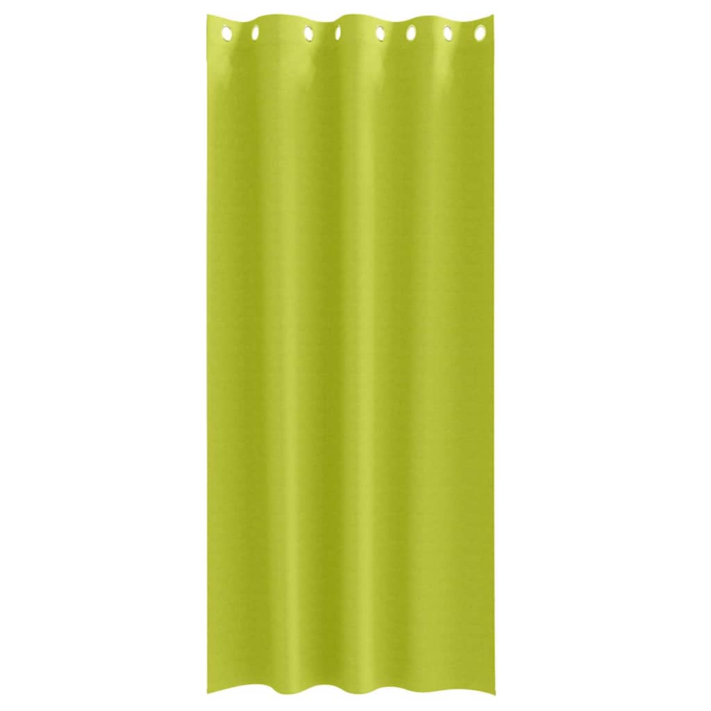 Blackout Curtains with Rings 2 pcs Green 245 x 140 cm Polyester