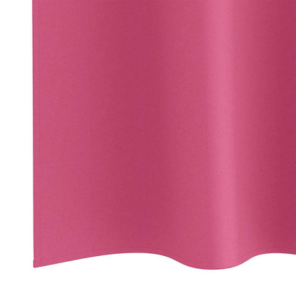 Blackout Curtains with Rings 2 pcs Bright Pink 260 x 140 cm