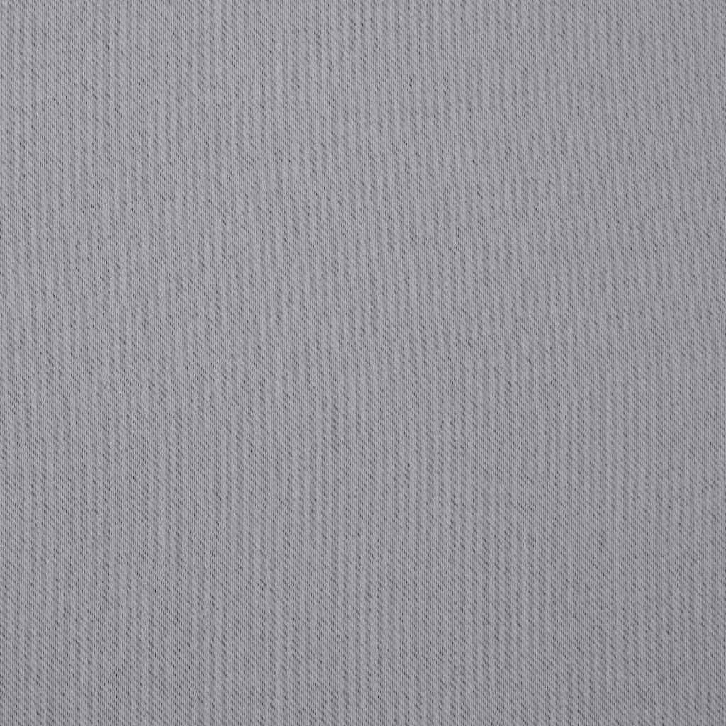 Blackout Curtains with Rings 2 pcs Light Grey 260 x 140 cm