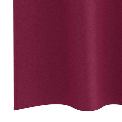 Blackout Curtains with Rings 2 pcs Wine Red 225 x 140 cm