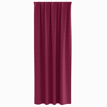 Blackout Curtains with Rings 2 pcs Wine Red 260 x 140 cm