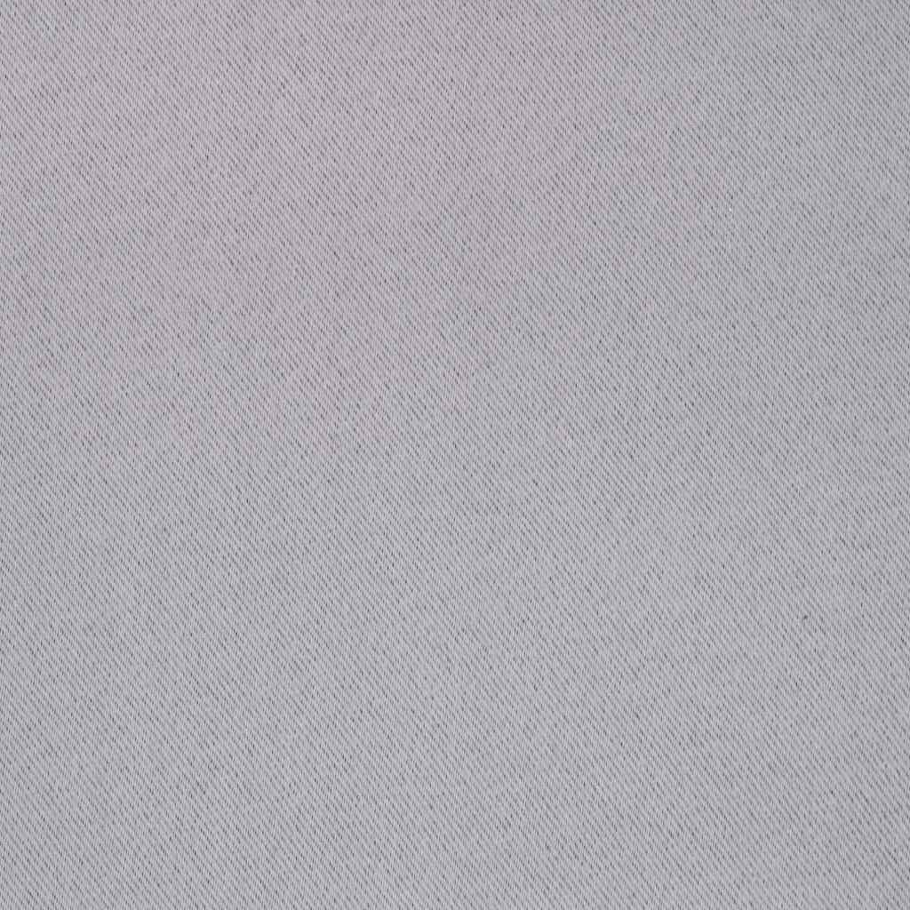 Blackout Curtains with Rings 2 pcs Metal Grey 175 x 140 cm