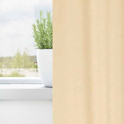 Blackout Curtains with Rings 2 pcs Cream 225 x 140 cm Polyester