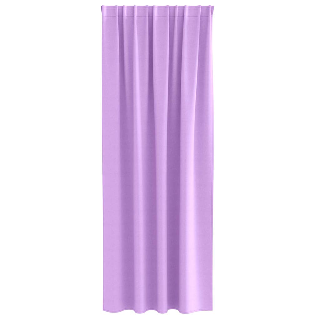 Blackout Curtains with Rings 2 pcs Purple 260 x 140 cm
