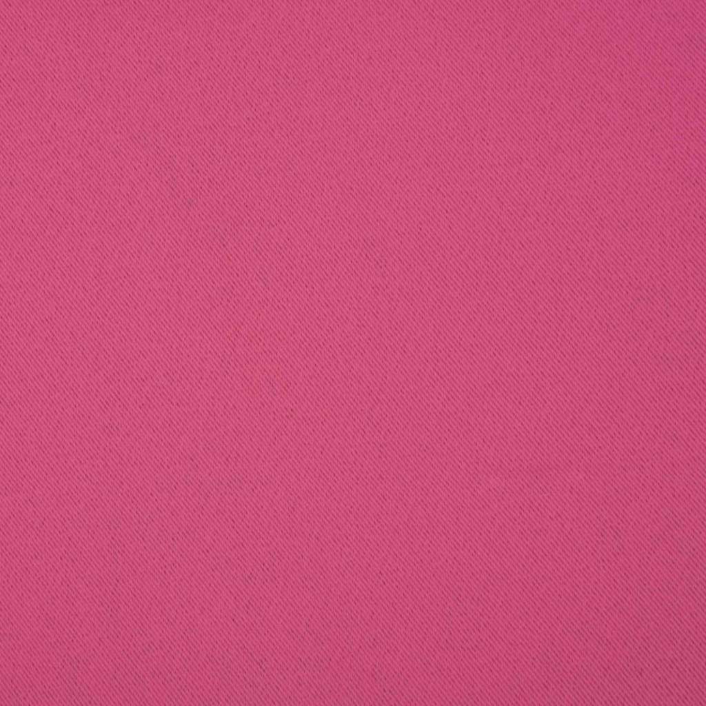 Blackout Curtains with Rings 2 pcs Bright Pink 175 x 140 cm