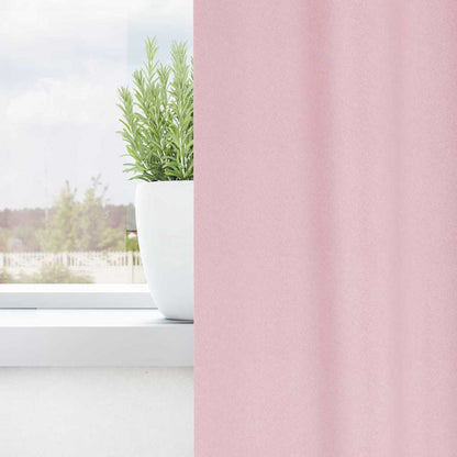 Blackout Curtains with Rings 2 pcs Baby Pink 140 x 140 cm