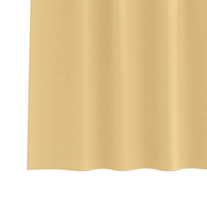 Blackout Curtains with Rings 2 pcs Beige 175 x 140 cm Polyester