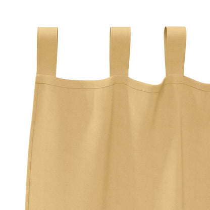 Blackout Curtains with Rings 2 pcs Beige 225 x 140 cm Polyester