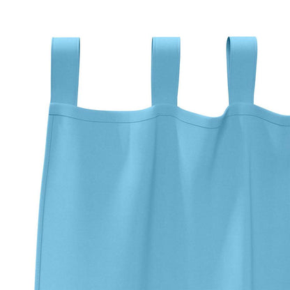 Blackout Curtains with Rings 2 pcs Light Blue 225 x 140 cm