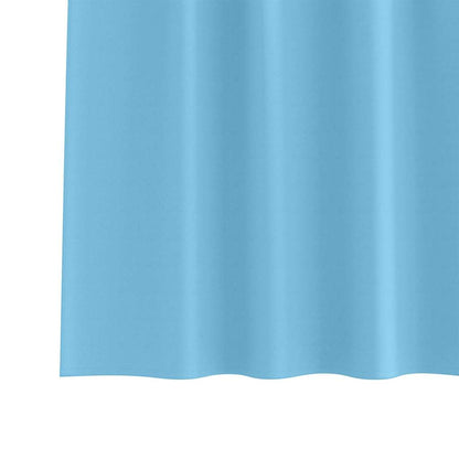 Blackout Curtains with Rings 2 pcs Light Blue 225 x 140 cm