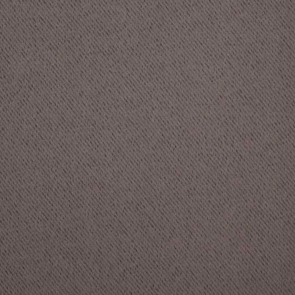 Blackout Curtains with Rings 2 pcs Dark Brown 140 x 140 cm