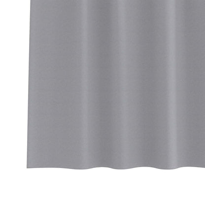 Blackout Curtains with Rings 2 pcs Light Grey 175 x 140 cm