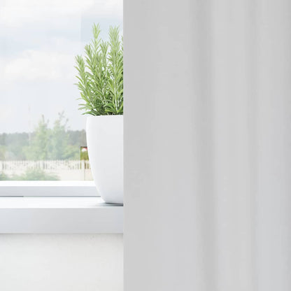 Blackout Curtains with Rings 2 pcs Light Grey 140 x 140 cm