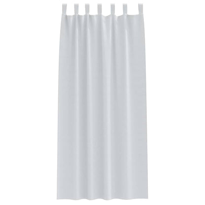 Blackout Curtains with Rings 2 pcs Pale Grey 225 x 140 cm