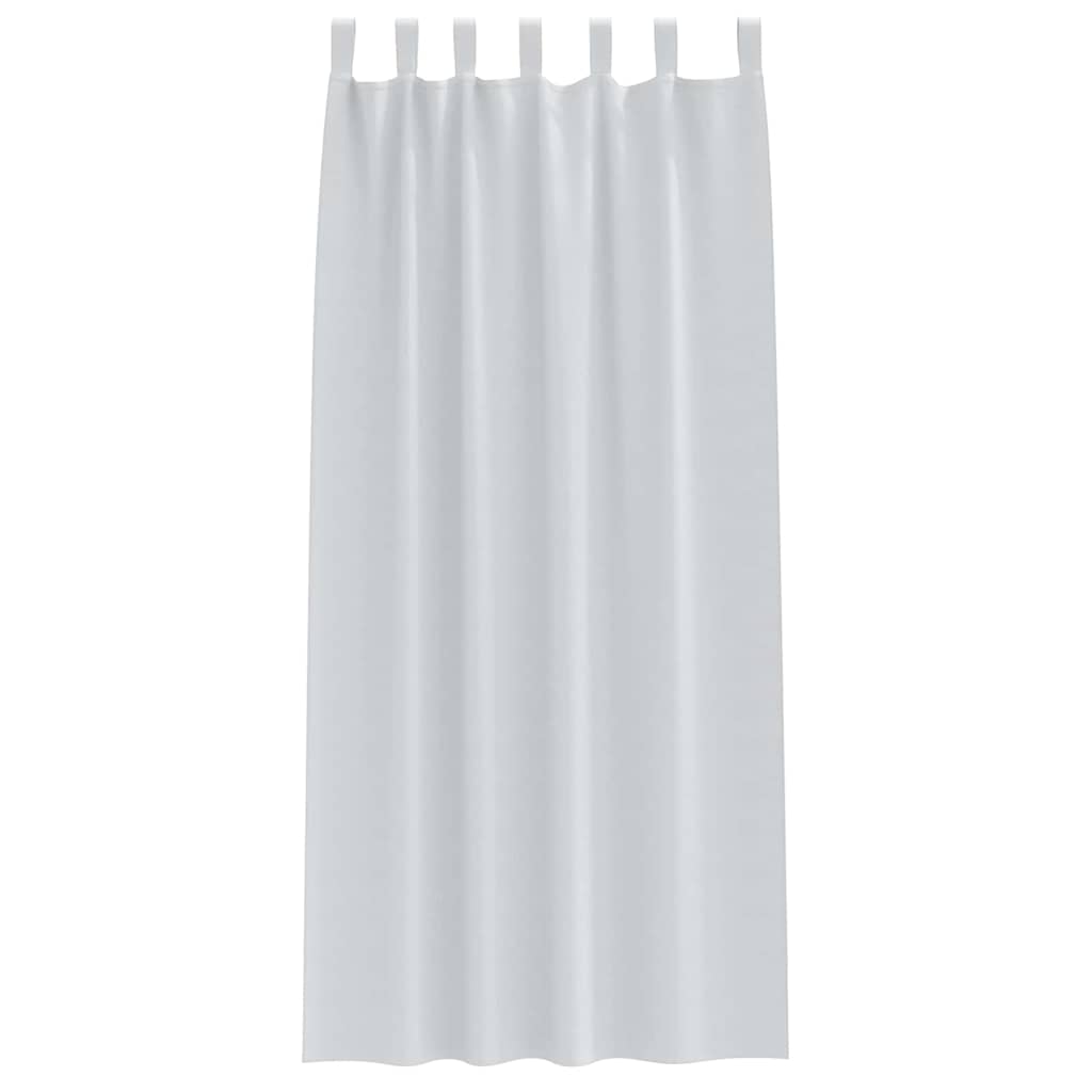 Blackout Curtains with Rings 2 pcs Pale Grey 245 x 140 cm