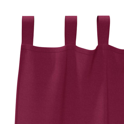Blackout Curtains with Rings 2 pcs Wine Red 260 x 140 cm