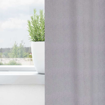 Blackout Curtains with Rings 2 pcs Metal Grey 245 x 140 cm