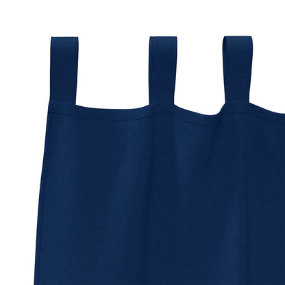 Blackout Curtains with Rings 2 pcs Dark Blue 260 x 140 cm