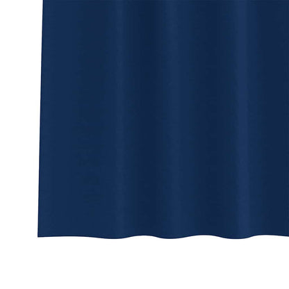 Blackout Curtains with Rings 2 pcs Dark Blue 260 x 140 cm