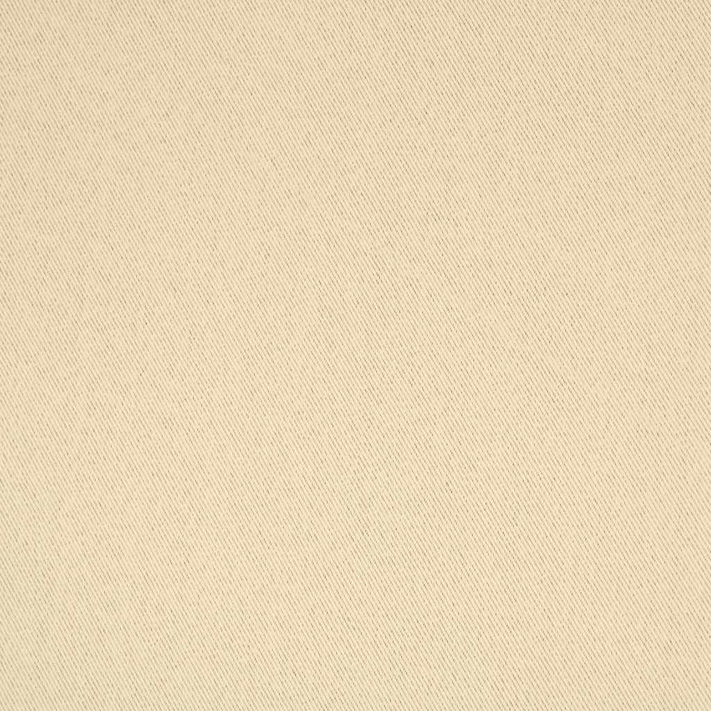 Blackout Curtains with Rings 2 pcs Cream 260 x 140 cm Polyester