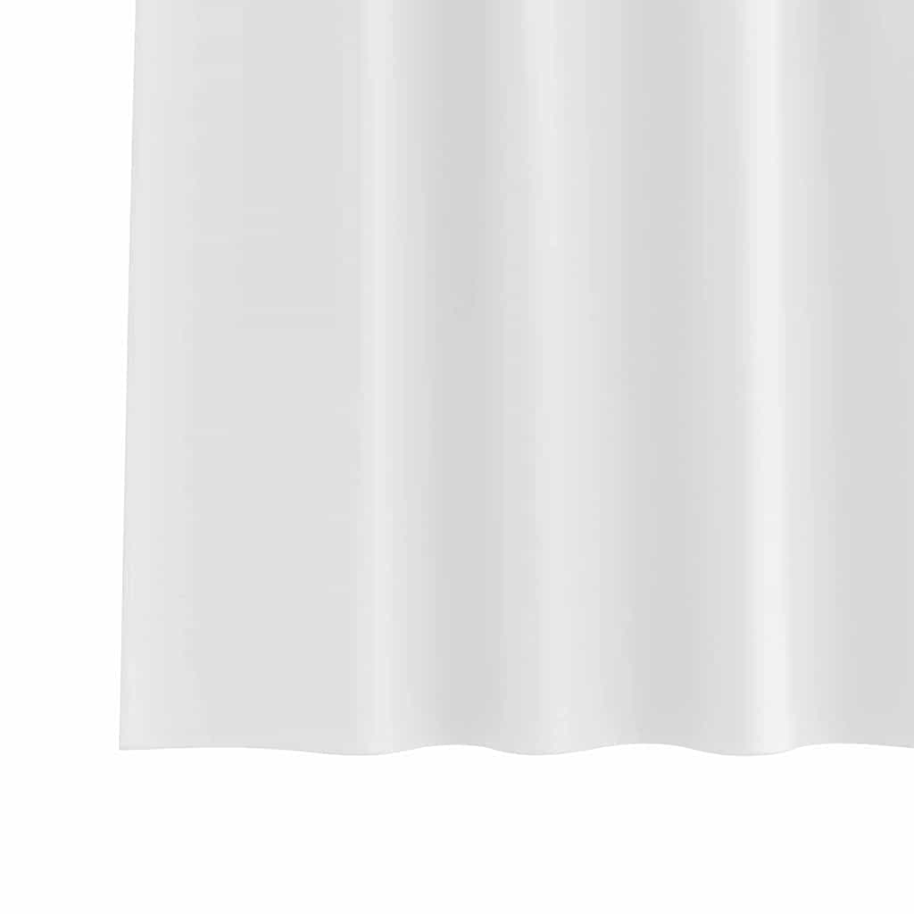 Blackout Curtains with Rings 2 pcs Pure White 175 x 140 cm