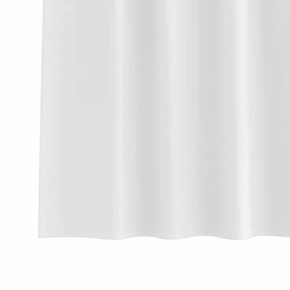 Blackout Curtains with Rings 2 pcs Pure White 225 x 140 cm