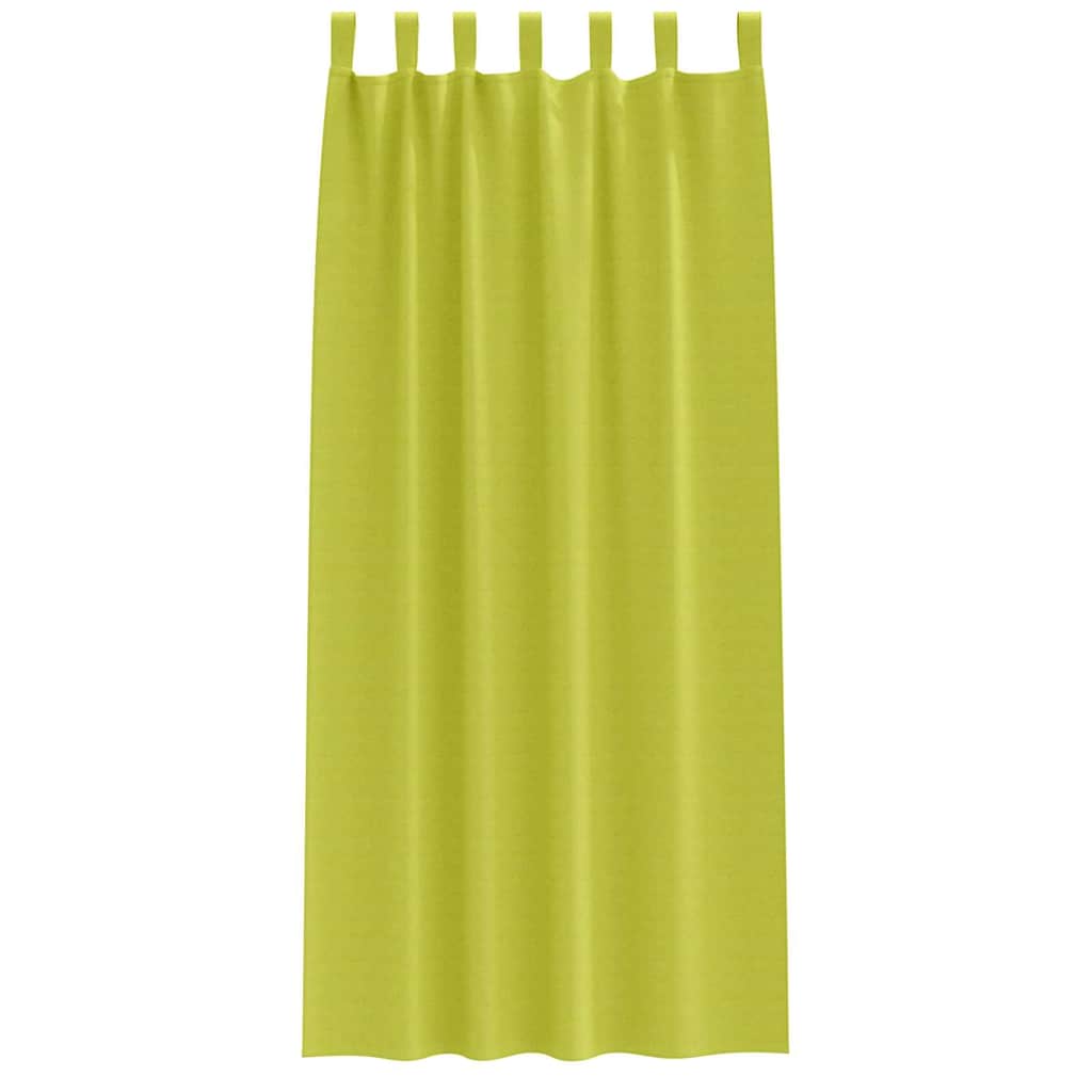 Blackout Curtains with Rings 2 pcs Green 260 x 140 cm Polyester
