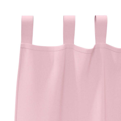 Blackout Curtains with Rings 2 pcs Baby Pink 245 x 140 cm