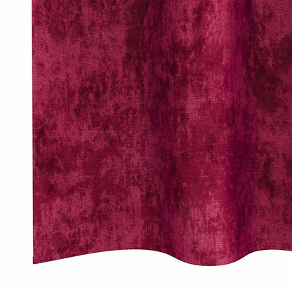 Velvet Curtains 2 pcs Wine red 225 x 140 cm Velvet