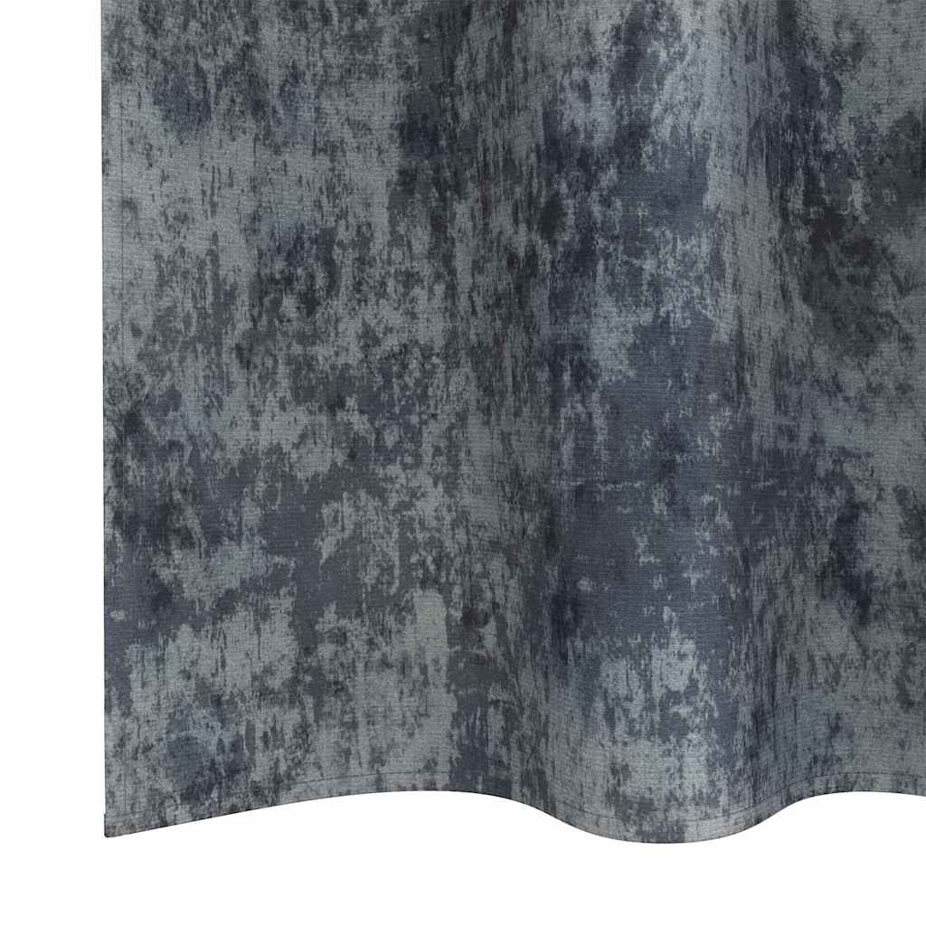 Velvet Curtains 2 pcs Silver Grey 175 x 140 cm Velvet