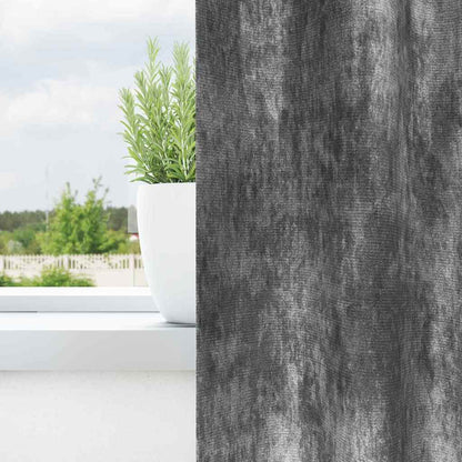 Velvet Curtains with Curtains 2 pcs Grey 225 x 140 cm Velvet
