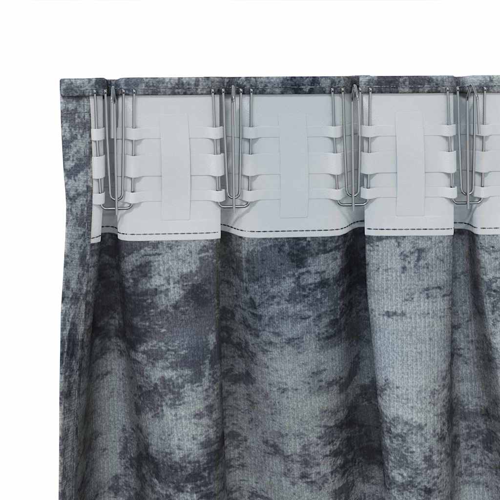 Velvet Curtains 2 pcs Silver Grey 225 x 140 cm Velvet