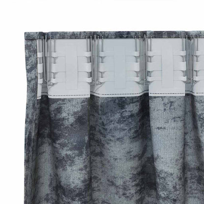 Velvet Curtains 2 pcs Silver Grey 225 x 140 cm Velvet