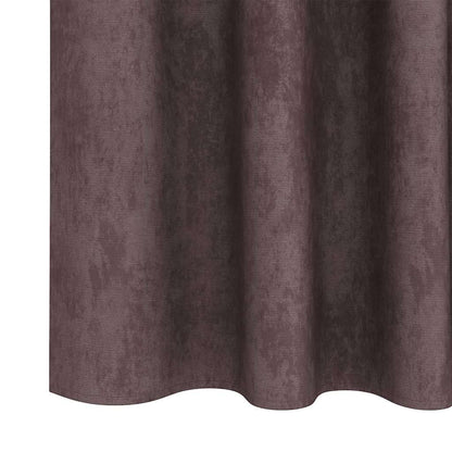 Velvet Curtains with Curtains 2 pcs Brown 260 x 140 cm Velvet