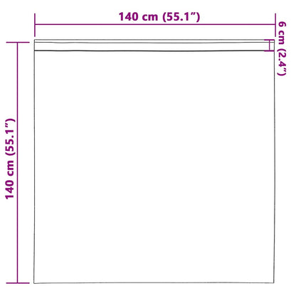 Velvet Curtains 2 pcs Cappuccino 140 x 140 cm Velvet